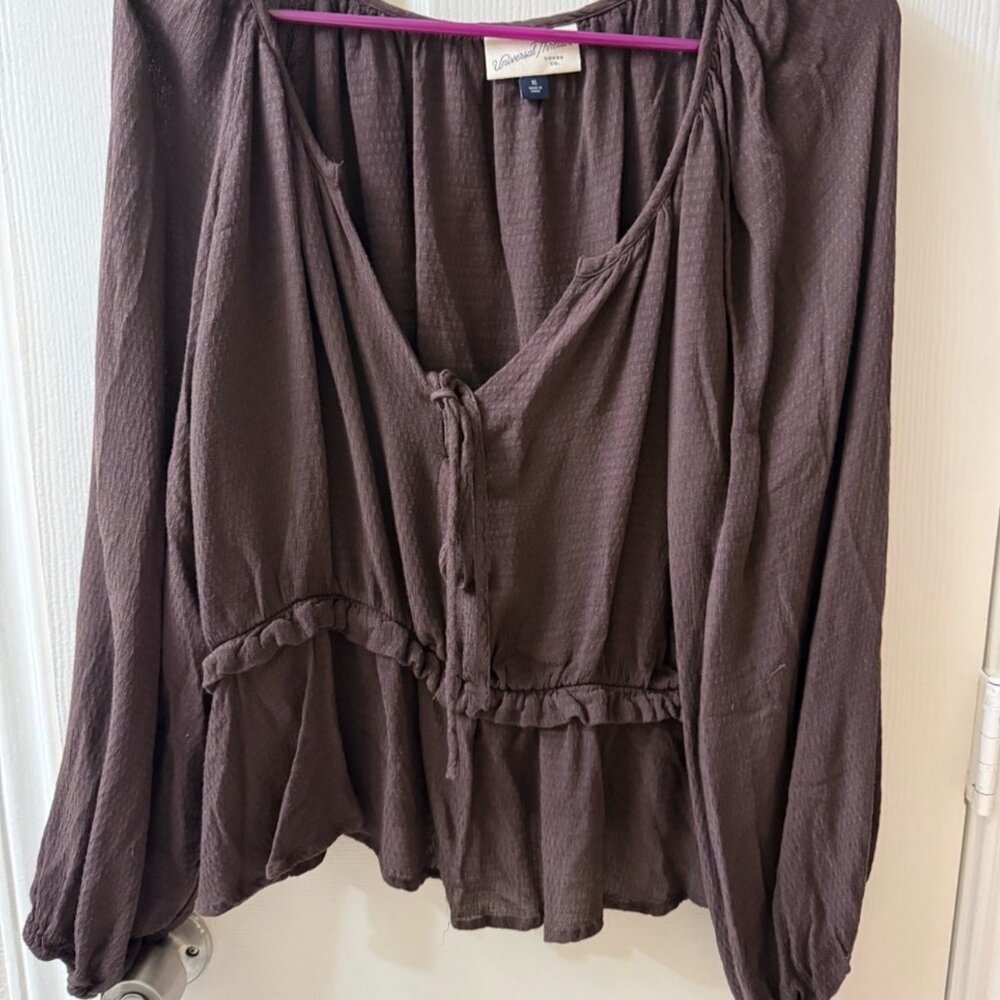 Universal Thread Dark Brown Blouse